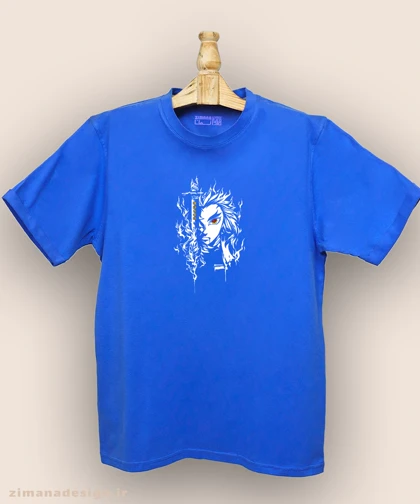 تیشرت مردانه و زنانه طرح شیطان کش شخصیت کیوجورو رنگوکو کد 903