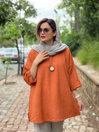 مانتو جلو بسته ناز