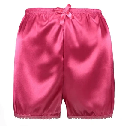 ست تاپ و شلوارک 3 تکه رنگ سرخابی