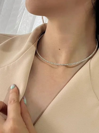 طوق تنیسی فول نگین