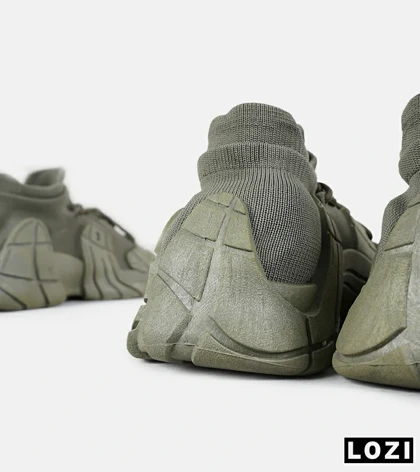 کفش کتانی مردانه سبز BALENCIAGA مدل 7493