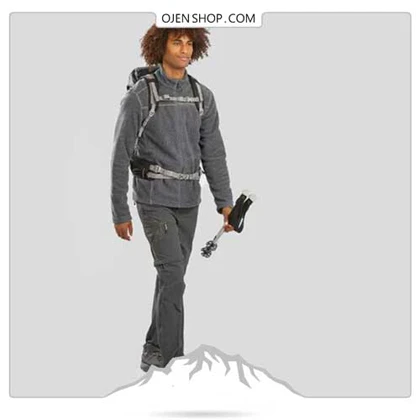 میکرو پلار تمام زیپ QUECHUA GREY