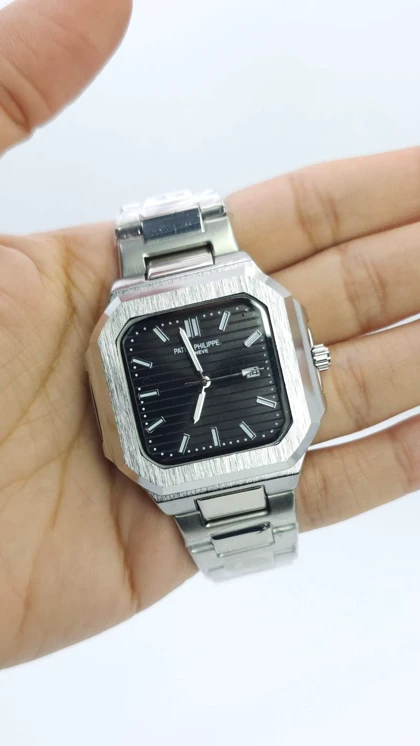 ساعت مچی مردانه پتک فیلیپ Patek Philippe تمام استیل رنگ ثابت