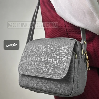 کیف دوشی زنانه سه زیپ کد 2085