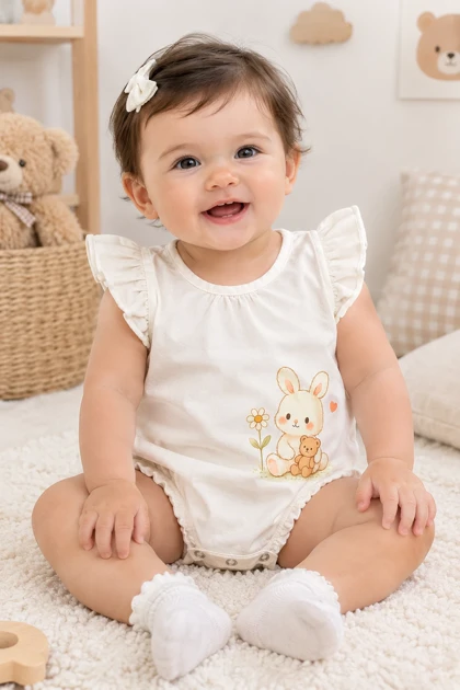 سرهمی نوزادی دخترانه 3 الی 24 ماه کد 349