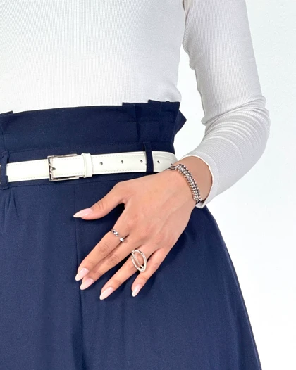 دامن شلواری کمر پیلی کد 170019