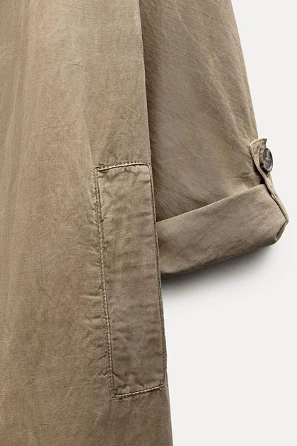 ترنچ کت کتان 239