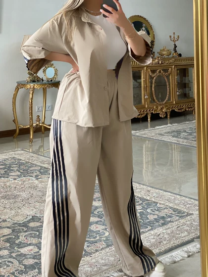 ست اسپرت سه خط آبرنگی