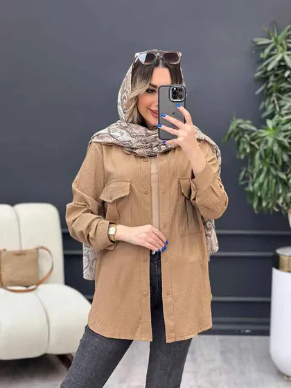 مانتو دو جیب پیله آرتمیس