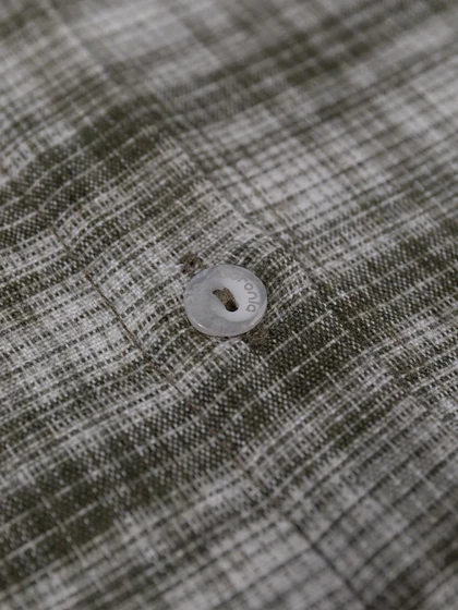 تونیک زنانه پشمی چهارخونه یقه مردانه 50113