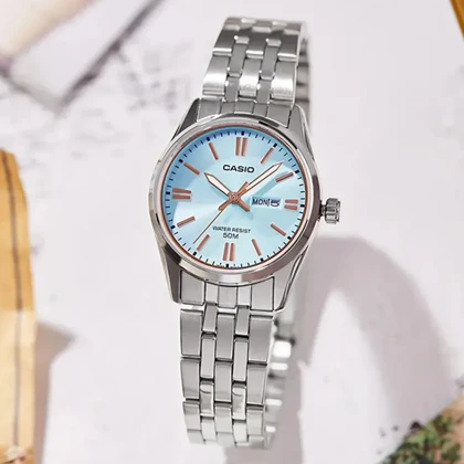 ساعت مچی زنانه کاسیو Casio مدل LTP-1335D-2AV با صفحه آبی