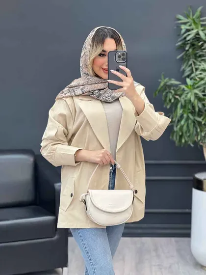 مانتو لینن سر شانه ژیله
