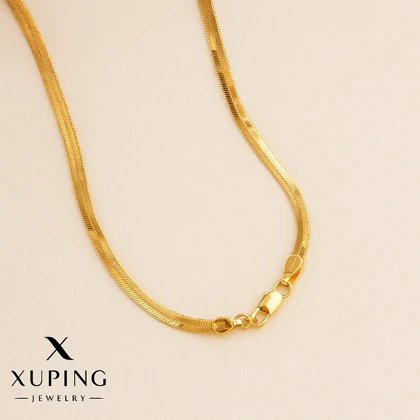 زنجیر استیل زنانه طلایی مدل ماری 3 میل – Xuping