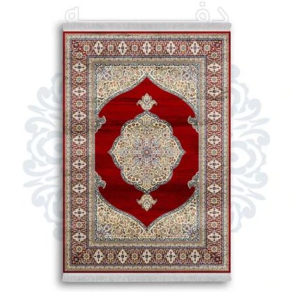 فرشینه از جنس پارچه هازان مخمل ترک طرح سنتی و مدرن برند دفه کد DDSS260