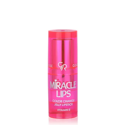 رژ لب براق جامد گلدن رز, مدل Miracle Lips رنگ Berry Pink شماره 101 – 4.2 گرم