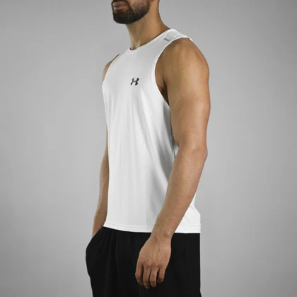 رکابی ورزشی مردانه آندر آرمور مدل Heatgear-1525 سفید