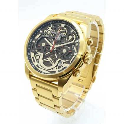 ساعت تگ هور طلایی صفحه مشکی