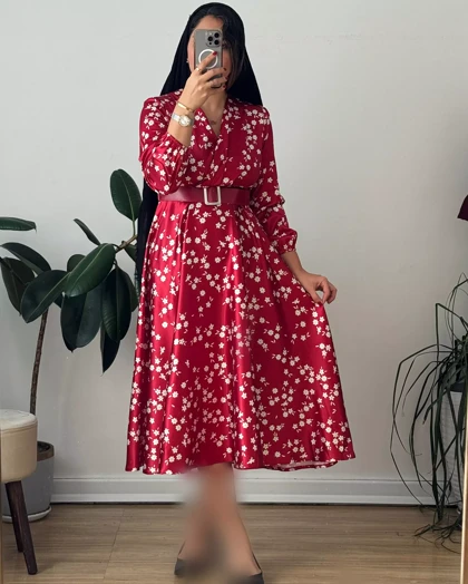 پیراهن مزونی ساتن 3