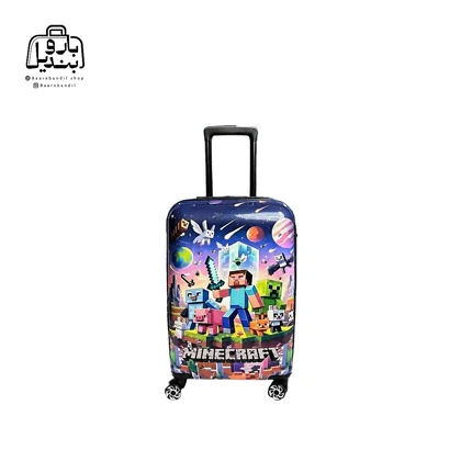 چمدان کودک Marinox Marvel کد 9590 طرح ماین‌کرفت Minecraft