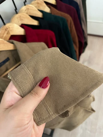 پیراهن مخمل کبریتی 2594