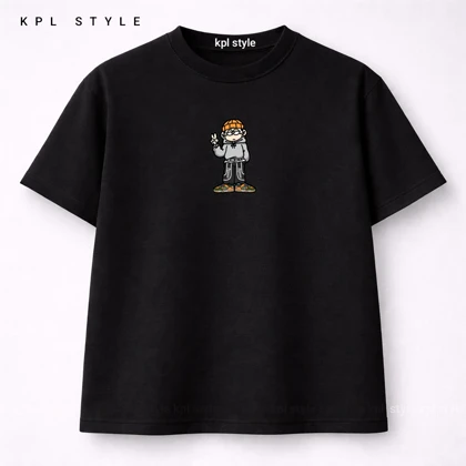 تیشرت ترند پینترستی | قواره باکسی | %100 پنبه گرم بالا کد 1253