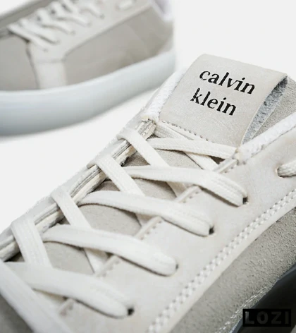کفش کتانی مردانه طوسی Calvin Klein