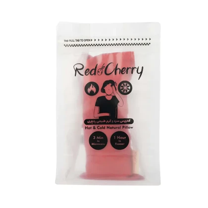 بالش طبی کمپرس گرم و سرد چشمی ردچری از الیاف آلبالو و گیلاس