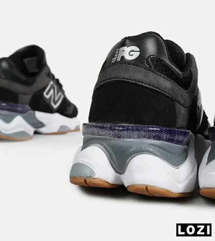 کفش کتانی مردانه و زنانه مشکی خاکستری NEW BALANCE 9060