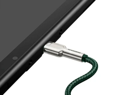 کابل شارژ سریع و انتقال داده تایپ سی به تایپ سی بیسوس Baseus Cafule Series Metal Data Cable Type-C to Type-C 100W 1m CATJK-C06