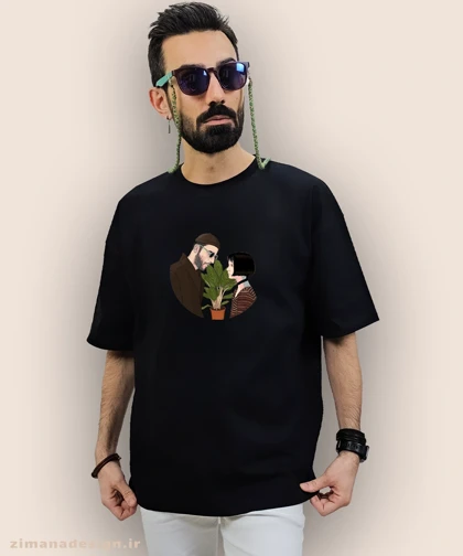 تیشرت لش مردانه و زنانه طرح لئون کد 974