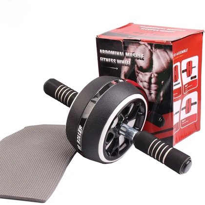 رولر شکم Abdominal Muscle Fitness Wheel تحمل وزن 181 کیلوگرم