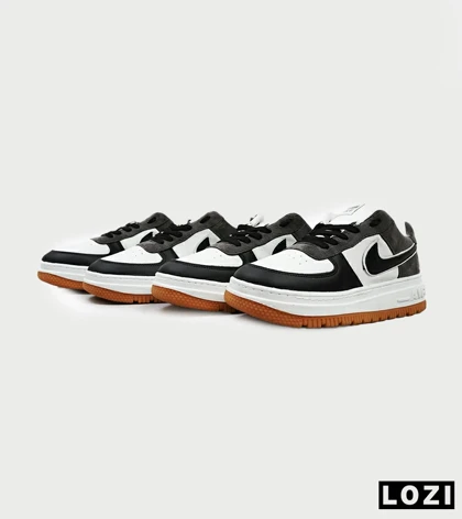 کفش کتانی مردانه و زنانه مشکی طوسی نایک NIKE AIR FORCE مدل 4191