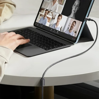 کابل تایپ سی 60 وات جویروم Joyroom مدل S-A50 طول 1.2 متر با نگهدارنده
