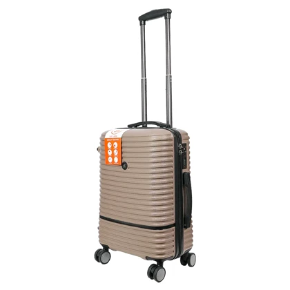 چمدان MR مدل MR-40353-B-SX سایز کوچک به همراه چمدان لوازم آرایشی
