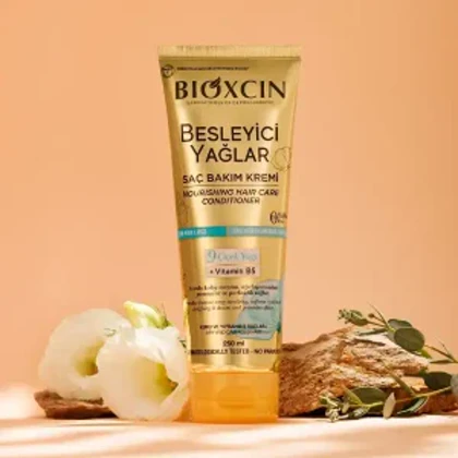 کرم مراقبت مو حاوی 9 روغن گیاهی و ویتامین B5 بیوکسین Bioxcin Nourishing Hair Care Conditioner with 9 Herbal Oils and Vitamin B5