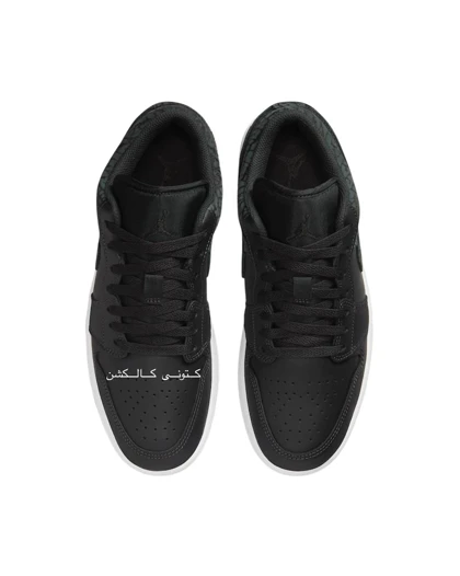 کتانی ویتنامی نایک ایر جردن وان لو بلک الفنت Nike Air jordan 1 Low black elephant