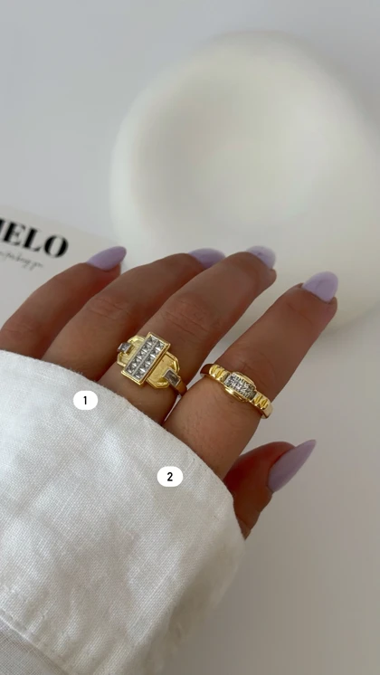 انگشتر طرح طلا