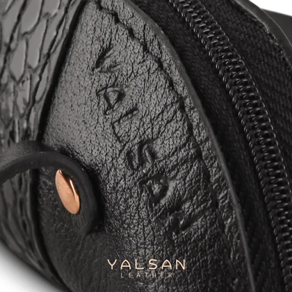 جاکلیدی زنانه چرم یلسان مدل مینور کد 205-MRV