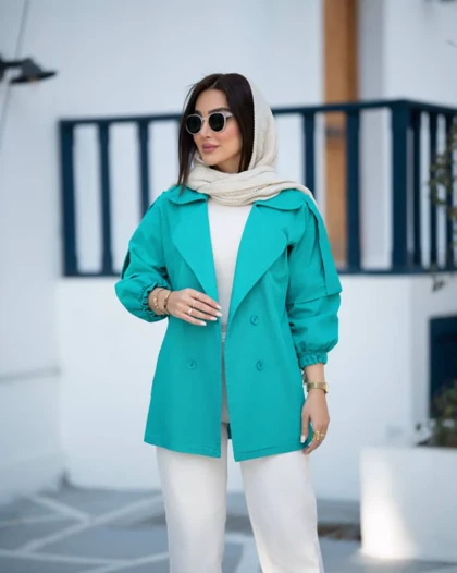 مانتو کتان مدل آیدینا