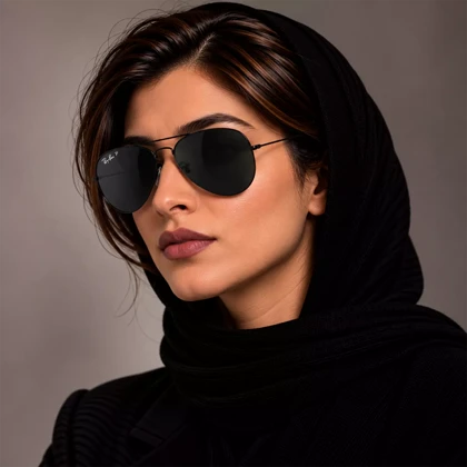 عینک آفتابی ری بن فلزی پلاریزه اورجینال کد RB 3026P