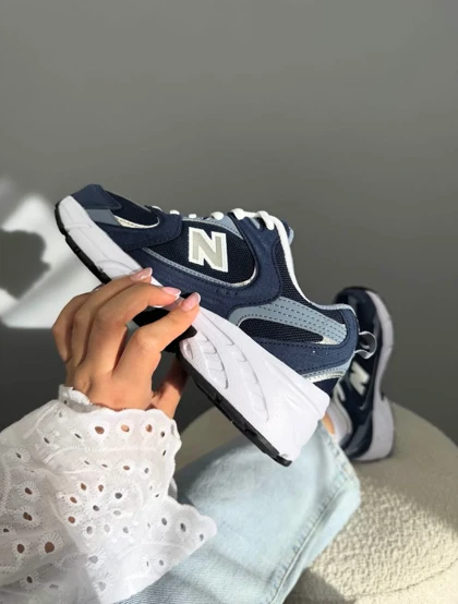 کتانی ویتنامی نیوبالانس 530 سورمه ابی New balance 530 NAVY ARCTIC GREY
