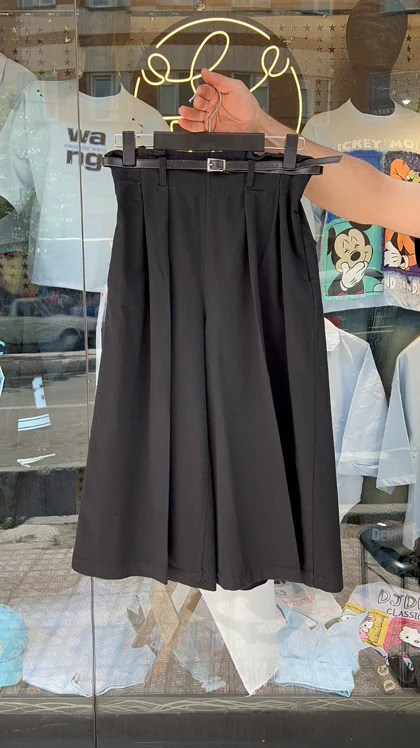 دامن شلواری و کمربند 12599