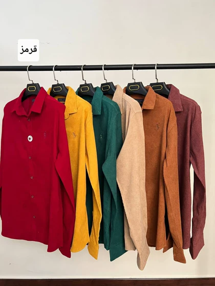 پیراهن مخمل کبریتی 2594