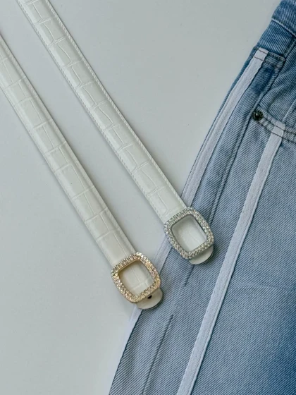 1643- کمربند پلاک نگین‌دار