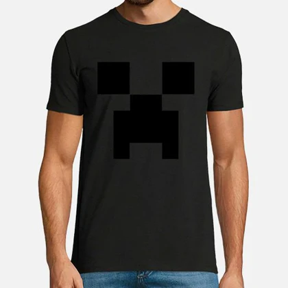 تیشرت Minecraft طرح کریپر مشکی کد 42483