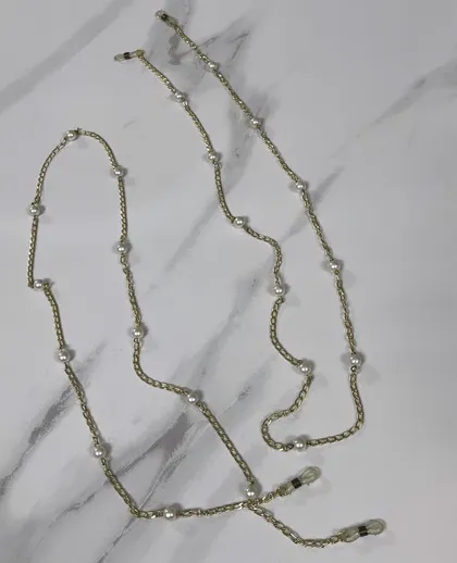 بند عینک مرواریدی ریز (رنگ ثابت)