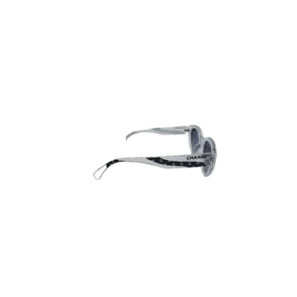 عینک آفتابی زنانه پلاریزه UV400 طرح CHANEL شیشه ای