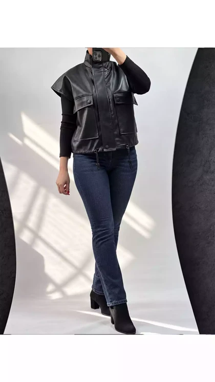 وست چرم زنانه 16322