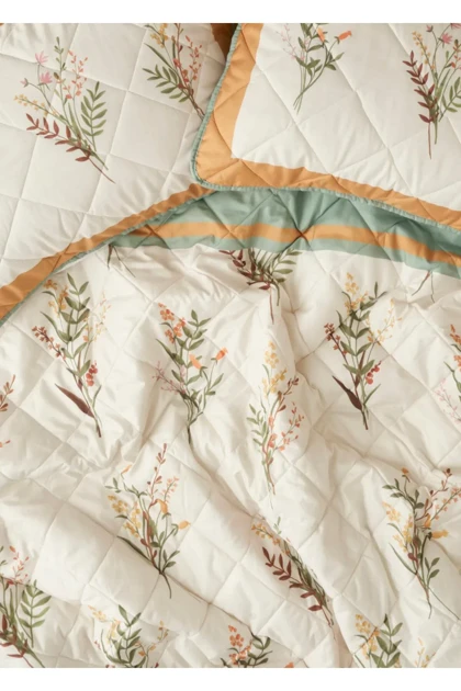ست روتختی دو نفره Bella Maison مدل Flores پلی‌استر - چندرنگ