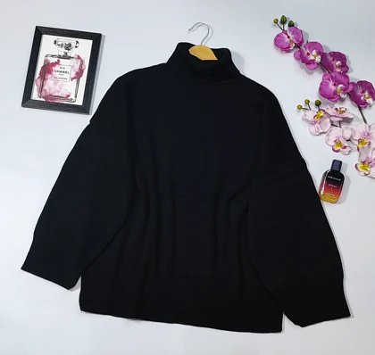 بافت یقه اسکی مدل شمیسا کد 40212